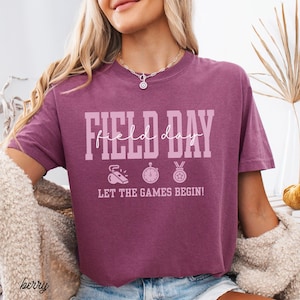 Field Day Teacher Shirt School Field Day Shirt Let The Games Begin Shirt Elementary Teacher Field Day Tee Last Day of School Teacher Team image 16