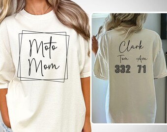 Personalized Race Mom Shirt, Race Mama Sweatshirt, Racing Season, Checkered Race Shirt, Mama Racing Sweatshirt, Mothers Day Gift For Mom
