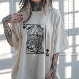Sapphic shirt Lesbian Shirt oversized comfort color shirt Wlw Pride Tshirt lesbian gift sapphic gift queer shirt subtle lesbian tee GGC183 image 4