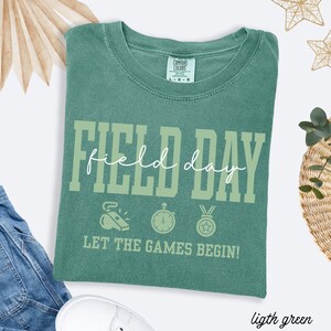 Field Day Teacher Shirt School Field Day Shirt Let The Games Begin Shirt Elementary Teacher Field Day Tee Last Day of School Teacher Team image 6