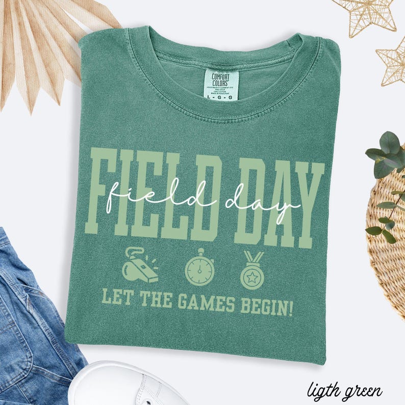 Field Day Teacher Shirt School Field Day Shirt Let The Games Begin Shirt Elementary Teacher Field Day Tee Last Day of School Teacher Team image 6