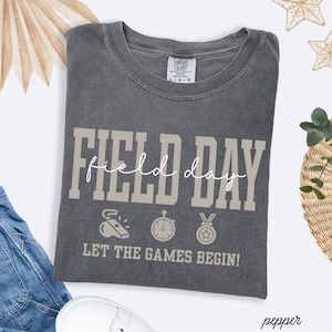 Field Day Teacher Shirt School Field Day Shirt Let The Games Begin Shirt Elementary Teacher Field Day Tee Last Day of School Teacher Team image 10