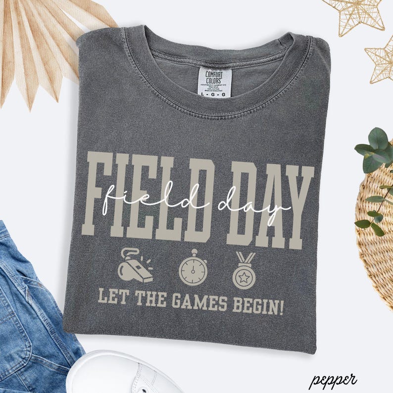 Field Day Teacher Shirt School Field Day Shirt Let The Games Begin Shirt Elementary Teacher Field Day Tee Last Day of School Teacher Team image 10