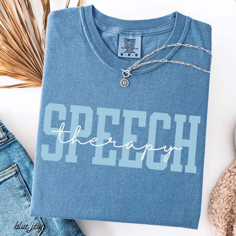 Speech Therapy Shirt SLP Comfort Colors Shirt SLPA Gift For Speech Therapist Group Shirt Speech Language Pathologist Speech Pathologist Tee image 6