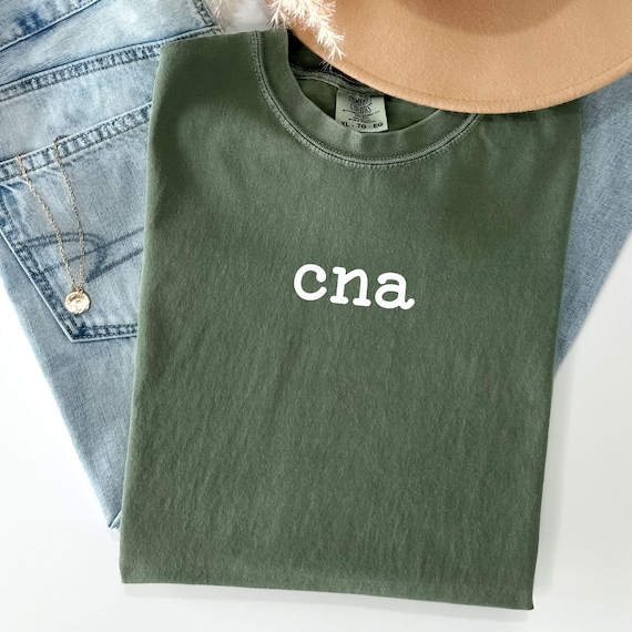 Comfort colors cna nurse shirt, Retro nurse shirt,  Minimalistic nurse shirt, Vintage Nurse Shirt, Oversized Soft shirt, Cna T-shirt gift