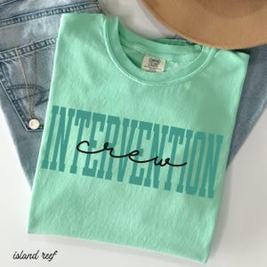 Intervention teacher shirt Intervention Squad Shirt, Early Intervention Shirt, Intervention Teacher T-Shirt, Interventionist Shirt Group tee