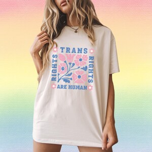 Trans Rights Shirt Human rights tee lgbt pride queer trans lgbt trans pride queer transgendered lgbt trans gay trans nonbinary pride GGC269
