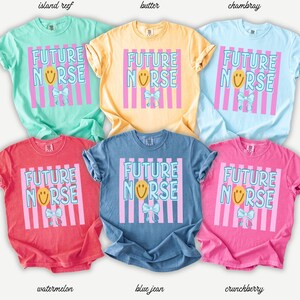 Future Nurse TShirt, Comfort Colors Nursing School Gift, Nursing School Acceptance, Future RN, Nursing Student, Nurse To Be, Nursing Shirt