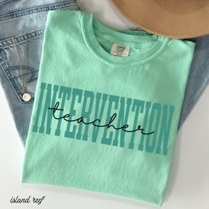 Intervention teacher shirt Intervention Squad Shirt, Early Intervention Shirt, Intervention Teacher T-Shirt, Interventionist Shirt Group tee