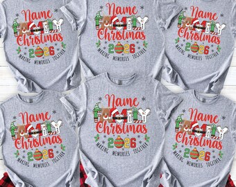Making Memories Christmas Shirts, Matching Family Christmas Shirts, Personalized Family Holiday Tee, Custom Christmas Family Shirts