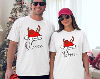 Personalized Cousin Christmas Shirts, Cousin Crew Matching Shirts, Custom Name Christmas Tees, Kids Cousin Holiday Shirts, Family PJs