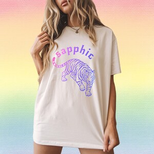 Pride lesbian shirt Sapphic tendencies shirt wlw tshirt sapphic shirts personal gifts for lesbian pride tshirt lesbian live laugh tee GGC178