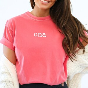Comfort colors cna nurse shirt, Retro nurse shirt, Minimalistic nurse shirt, Vintage Nurse Shirt, Oversized Soft shirt, Cna T-shirt gift zdjęcie 9