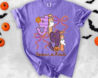 Halloween Gigi Shirts Spooky Gigi TShirt Comfort Colors Halloween Tee Gigi Gifts Ghost Gigi Tshirt Cute Fall Gigi Grandma Halloween T-Shirt