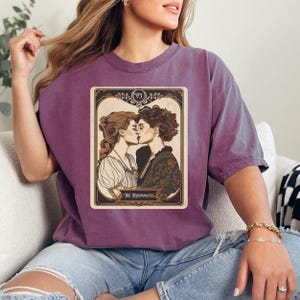 Lesbian Pride Tarot Card Shirt, And they were roommates shirt, Historians would call, lesbian girlfriend gift, valentines, lgbtq pride queer