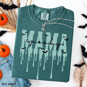 Chemise de maman effrayante Chemise d'Halloween pour maman Couleurs confort d'Halloween Chemise de maman pour maman Chemise d'Halloween cadeau Chemise de maman d'Halloween Tee-shirt de maman effrayant d'Halloween image 3