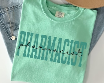 Pharmacy Shirt Pharmacy Gift Pharmacist gift for women Pharmacy technician Shirt Comfort colors pharmacist student shirt Pharmacy Tech Shirt