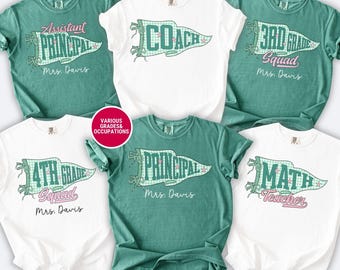 Comfort Colors School Staff Shirt, Back to School Lunch Lady TeamT-Shirts, First Day of School Cafeteria Crew Shirt, Assistant Principal Tee