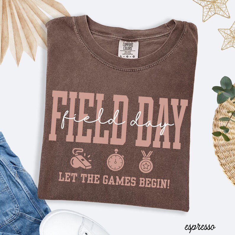 Field Day Teacher Shirt School Field Day Shirt Let The Games Begin Shirt Elementary Teacher Field Day Tee Last Day of School Teacher Team image 11