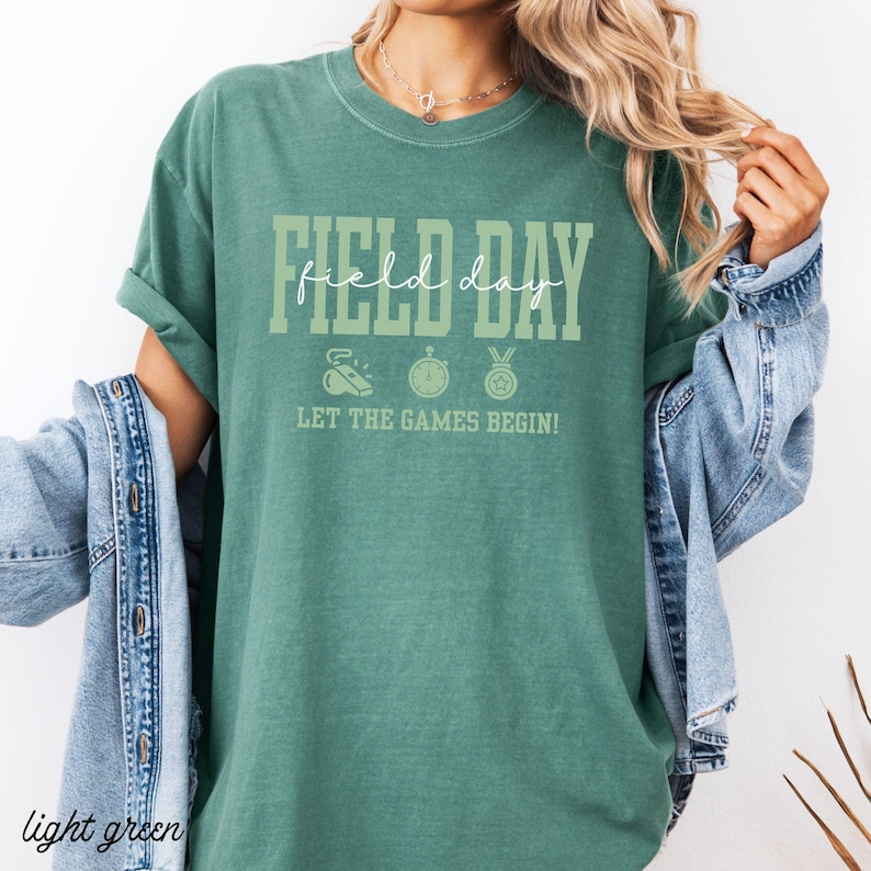 Field Day Teacher Shirt School Field Day Shirt Let The Games Begin Shirt Elementary Teacher Field Day Tee Last Day of School Teacher Team image 18