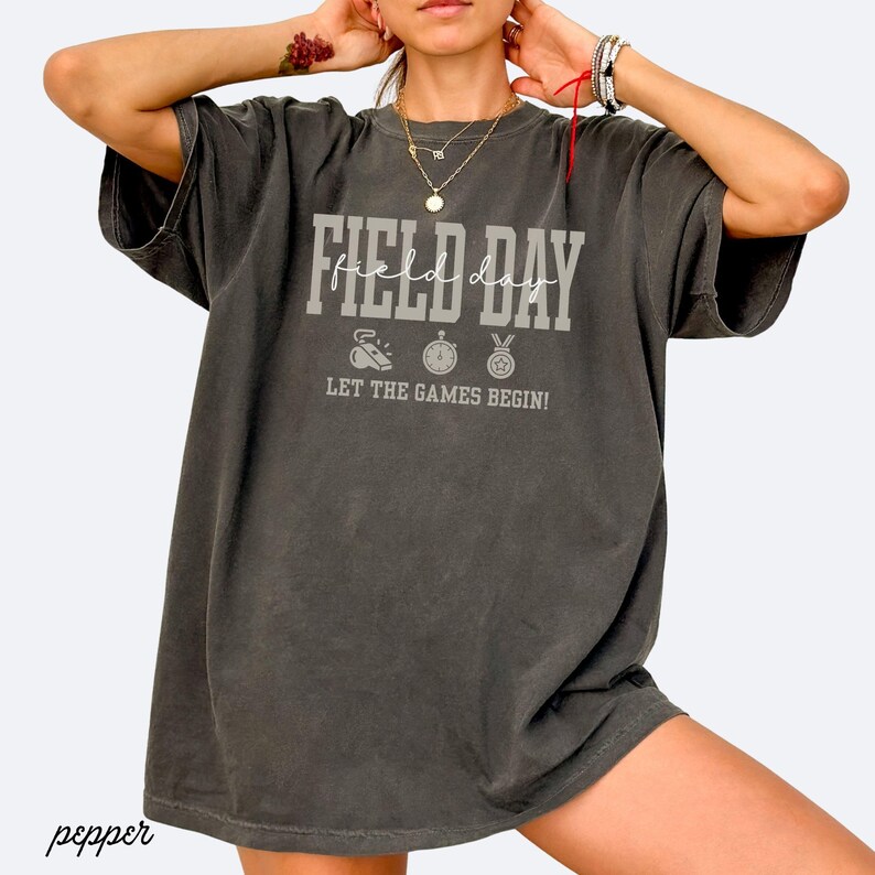 Field Day Teacher Shirt School Field Day Shirt Let The Games Begin Shirt Elementary Teacher Field Day Tee Last Day of School Teacher Team image 15