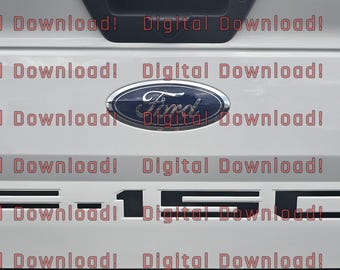Letras del portón trasero de la F150 2018-2020 (descarga digital)