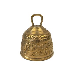 Antique Brass Dinner Bell, Vintage Hanging Brass Bell - Etsy