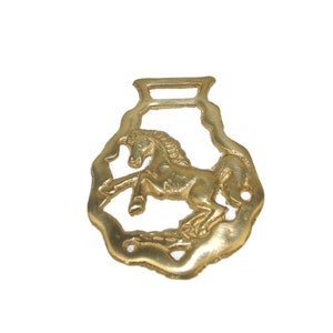 Vintage Brass Horse Medallion, Antique Horse Accessory, Horse Brass Decoration, Horses Riding, Naval Anchor