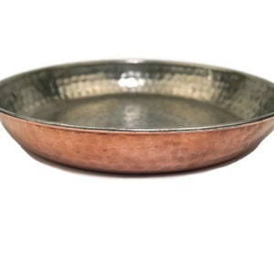 Copper Pan, Vintage Cooking Pan, French Pan With Brass Handles