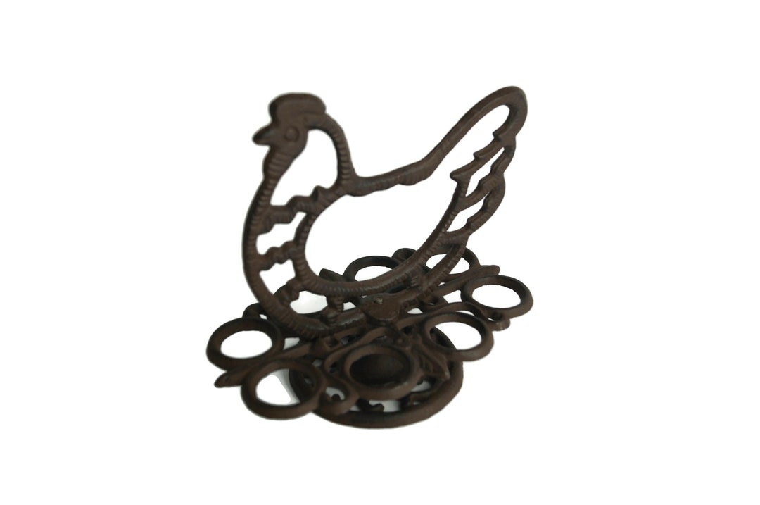 Rectangle - Bastar Tribal Wrought Iron Egg Holder