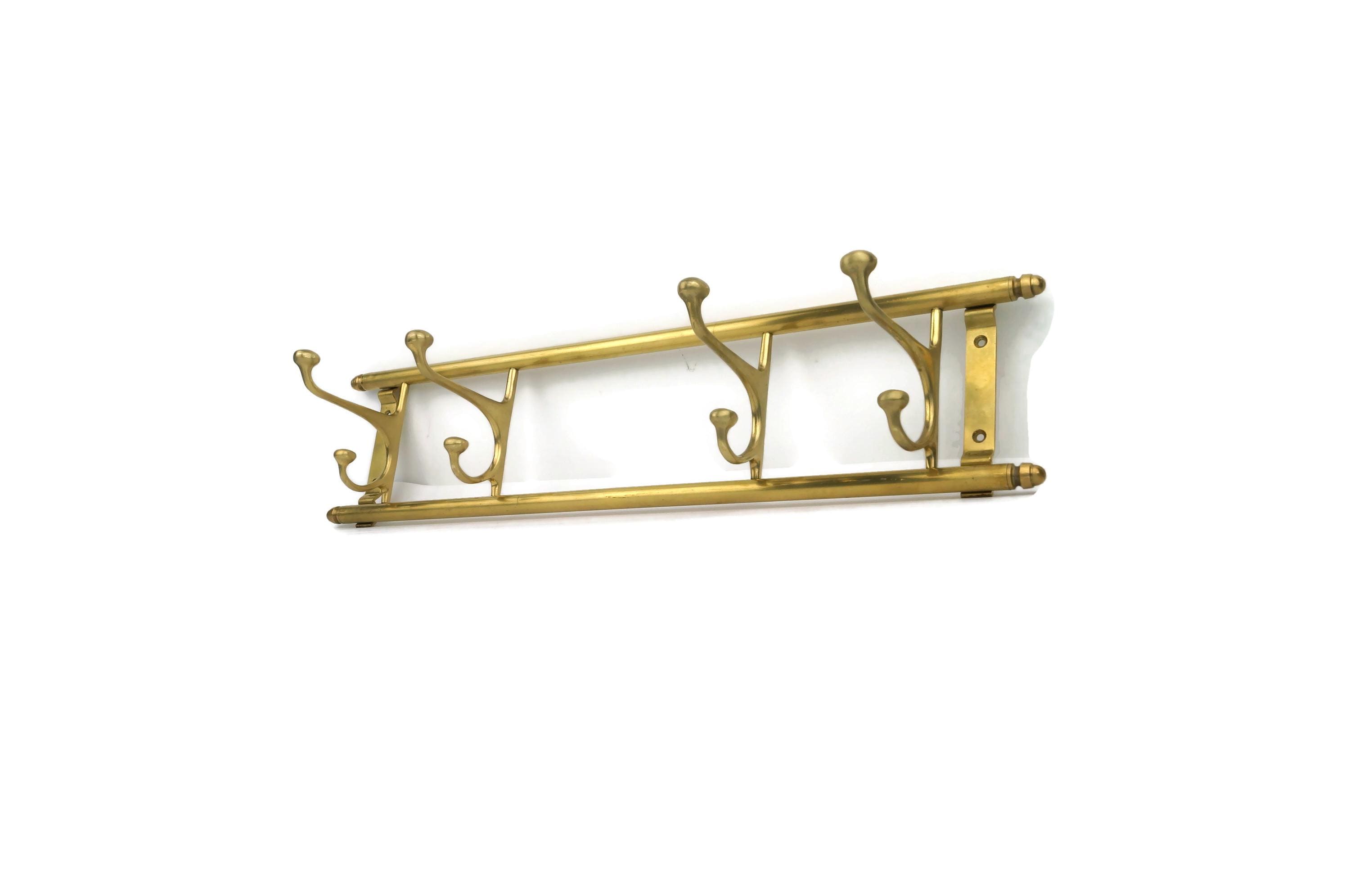 Vintage kapstok, badkamer handdoekhaak, keuken messing haken, drijvende gewaad haak, decoratieve muur hanger, decoratieve muur gemonteerde haak, perfect en geschikt voor thuis