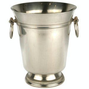 Silver Plated Champagne Cooler, Silver Ice Bowl, Vintage Silver Barware Decor, Bar Centerpiece, French Champagne Bucket, Wedding Gift Idea