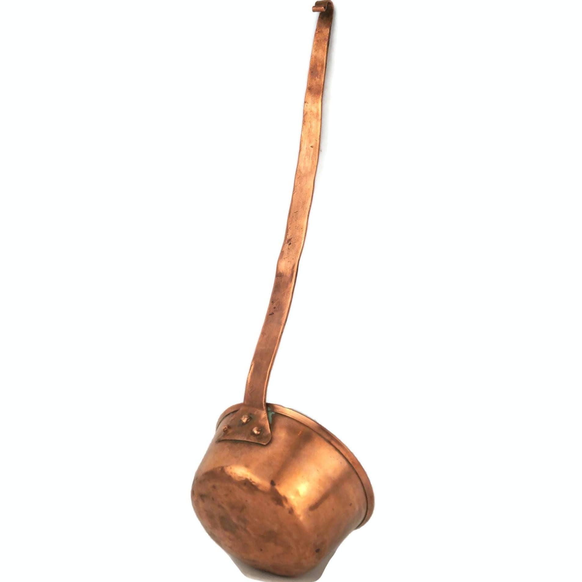 Louche Et Cuillère De Cuisine En Cuivre Vintage – Lot – Fabrication Française