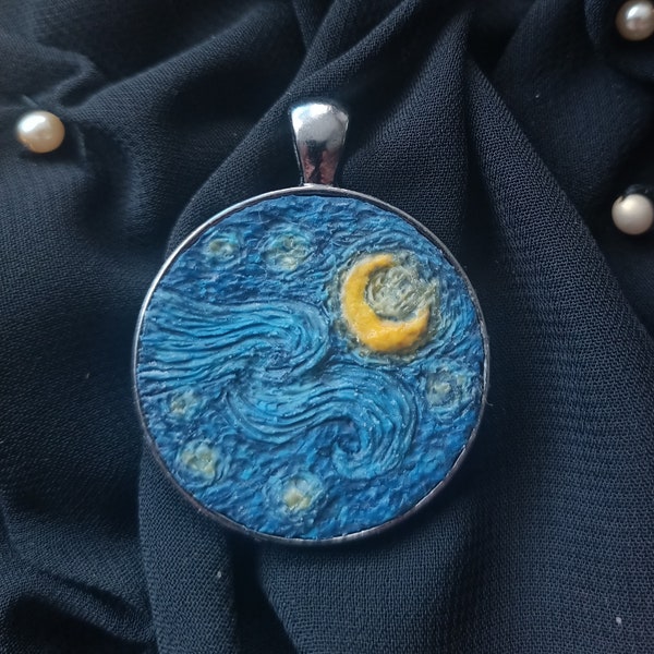 Handmade Jewelry Inspired by Van Gogh's "Starry Night"