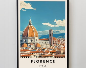 Florence Travel Print, Wall Art Florence, Florence Print, Florence Travel Poster, Florence Gift Art, Florence Travel Art, Travel Gift
