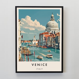 Venedig Reise Poster, Wand Kunst Venedig, Venedig Druck, Venedig Reise Poster, Venedig Geschenk Kunst, Venedig Reisekunst, Reisegeschenk