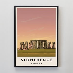Stonehenge Reisedruck, Wandkunst Stonehenge, Stonehenge Druck, Stonehenge Poster, Stonehenge Geschenk Kunst, Stonehenge Reisekunst, England Geschenk