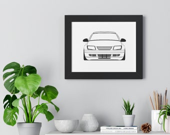 Jetta (Mk4) Silhouette Wall Art