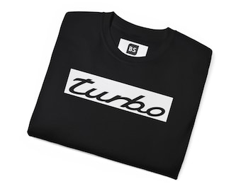 Turbo Script Car Enthusiast Tee | Garage Automotive Silhouette