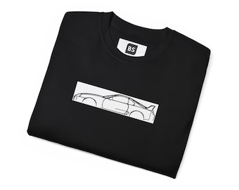 Toyota Supra Mk4 Silhouette Tee: Car Enthusiast Cotton Apparel