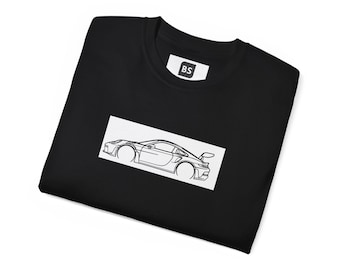 GT3 RS 992 Silhouette Tee: Car Enthusiast Cotton Apparel