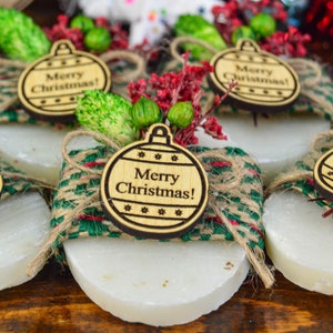 Sapone profumato regalo di Natale all'ingrosso, regali di Natale personalizzati, buone feste, capodanno, buon Natale, bomboniere per colleghi, bomboniere di Natale personalizzate