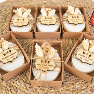20 pezzi o più SPEDIZIONE GRATUITA Sapone fatto a mano Bomboniere per gli ospiti Regali di sapone per addio al nubilato Sapone personalizzato Bomboniere di sapone rustico alla lavanda