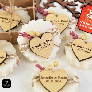 20 pezzi o più SPEDIZIONE GRATUITA Sapone fatto a mano, matrimonio rustico per ringraziamenti favori ospiti, addio al nubilato damigella d'onore sapone personalizzato bomboniere sfuse