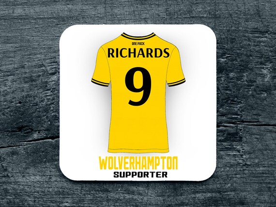 Taza personalizada estilo Wolverhampton Wanderers, camiseta