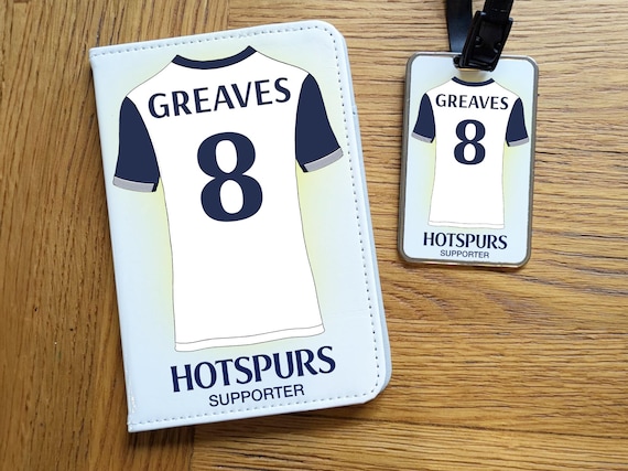 Personalised Tottenham Hotspur Style Passport Holder Luggage Tag Personalise 24 25 Shirt Spurs Fan Gift Travel Set FC Passport Cover Etsy UK