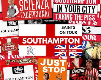 Southampton Inspired FAN Football ULTRA Stickers X50