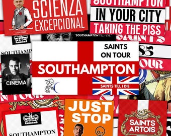 Southampton Inspired FAN Football ULTRA Stickers X50
