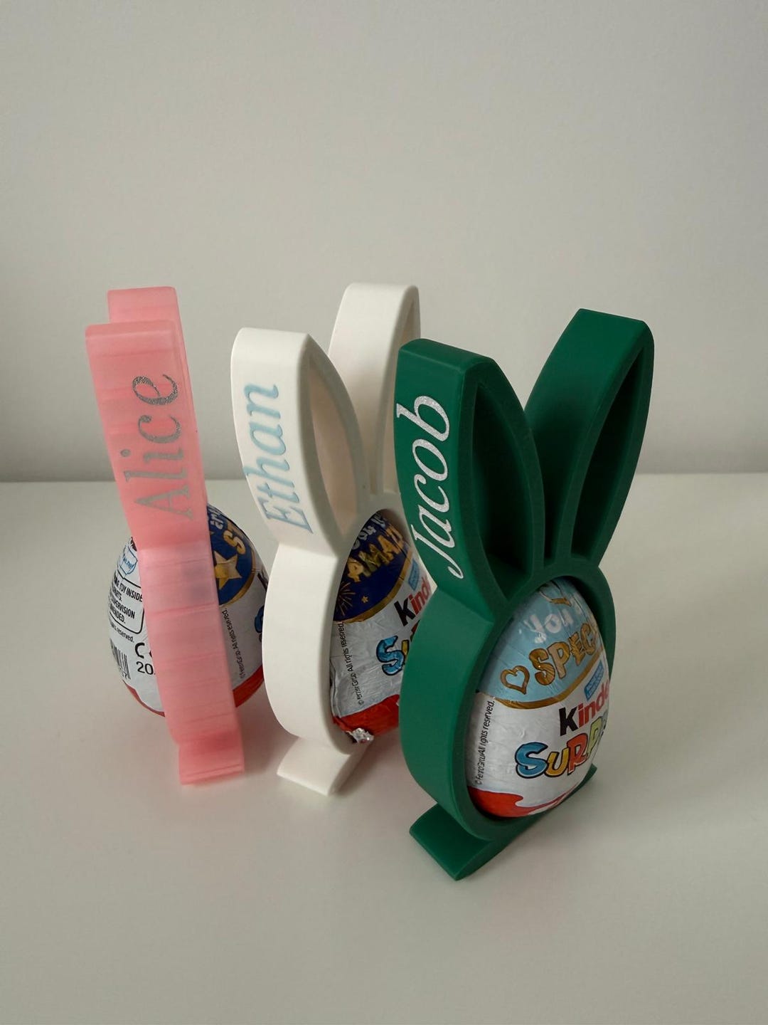 Easter Bunny Holder for Chocolate Egg – Personalised Gift - Etsy