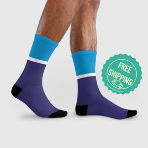 Londres Estofamento subterrâneo, metrô, tubo, metrô, estofamento Crew Socks